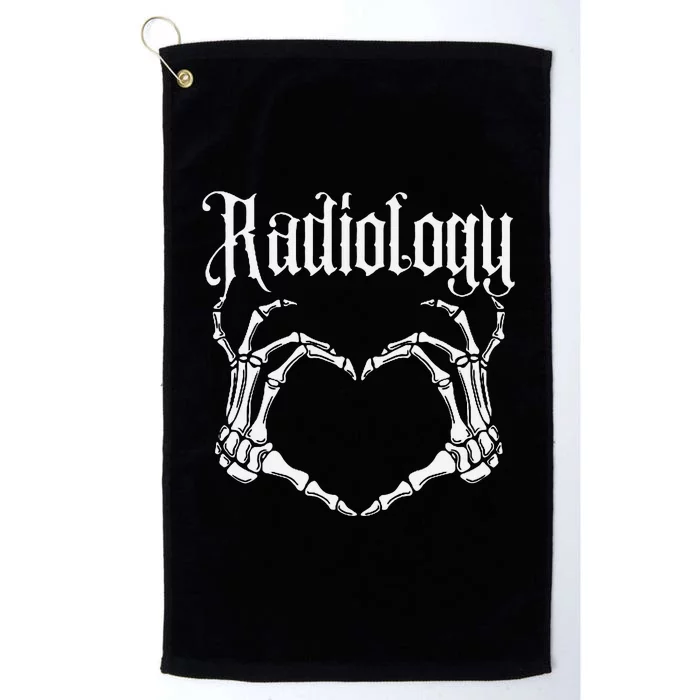 Rad TechS Have Big Hearts Radiology X Ray Funny Tech Platinum Collection Golf Towel