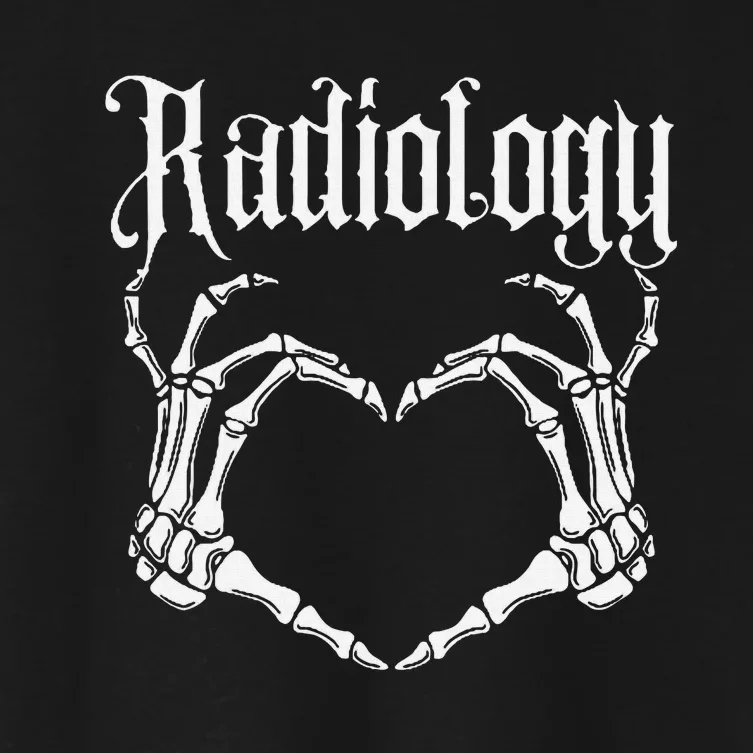 Rad TechS Have Big Hearts Radiology X Ray Funny Tech Women's Crop Top Tee