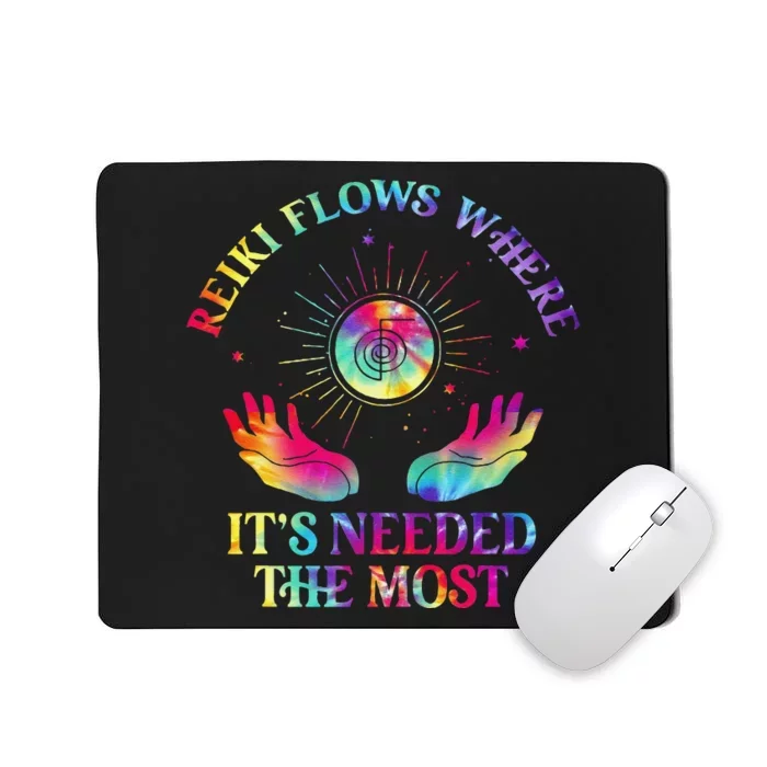 Reiki Therapist Healing Master Yoga Spiritual Reiki Flows Mousepad