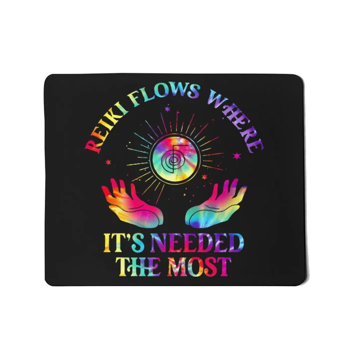 Reiki Therapist Healing Master Yoga Spiritual Reiki Flows Mousepad