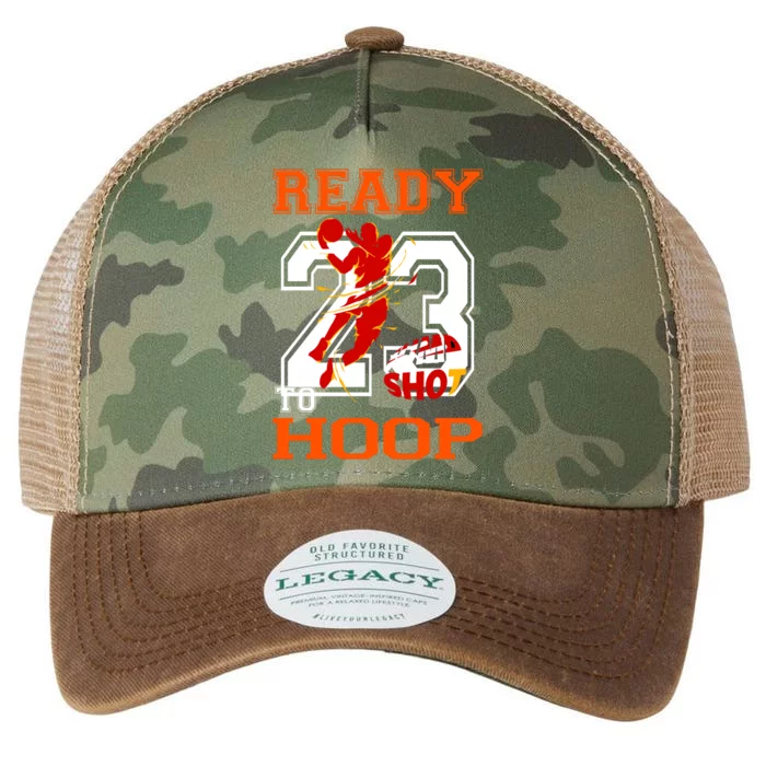 Ready To Hoop Basketball 23 Legacy Tie Dye Trucker Hat