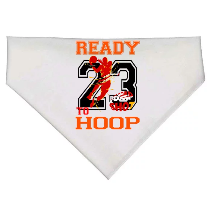 Ready To Hoop Basketball 23 USA-Made Doggie Bandana