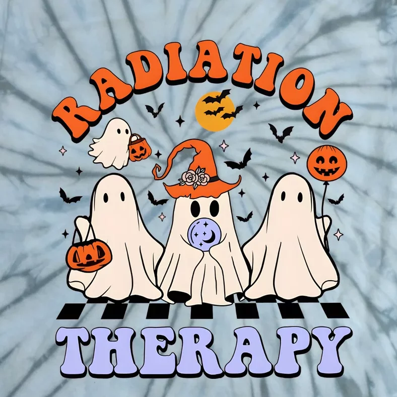 Radiation Therapy Halloween Boo Tie-Dye T-Shirt