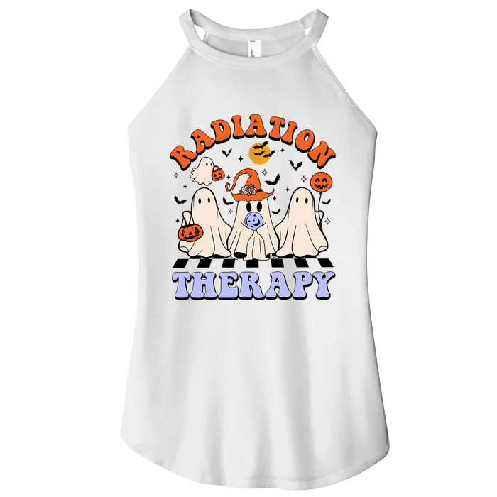 Radiation Therapy Halloween Boo Women’s Perfect Tri Rocker Tank