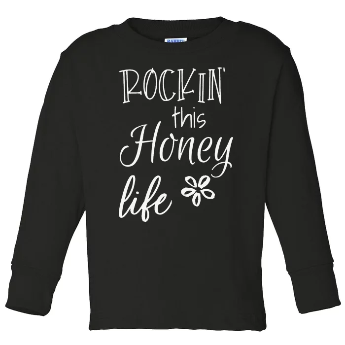 Rockin This Honey Life Special Grandma Toddler Long Sleeve Shirt