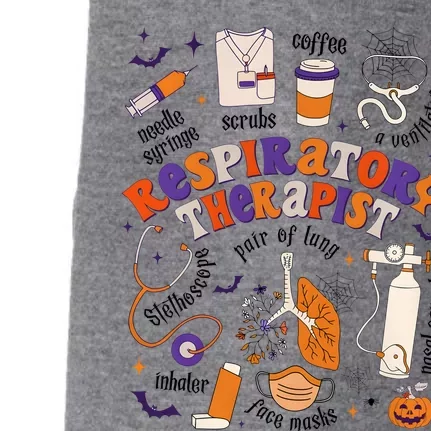 Respiratory Therapist Halloween Doggie 3-End Fleece Hoodie