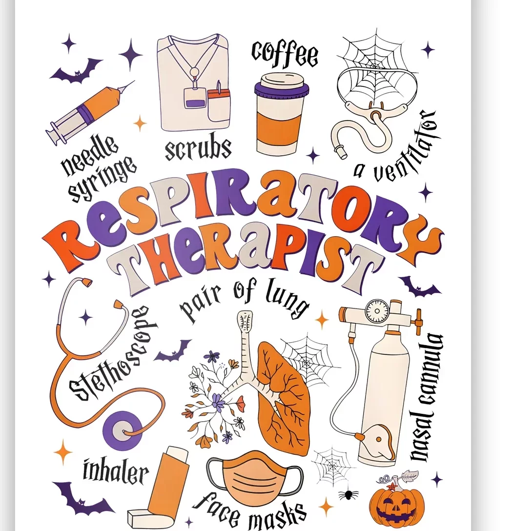 Respiratory Therapist Halloween Poster