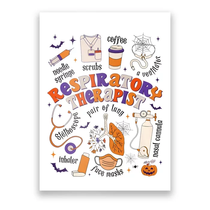 Respiratory Therapist Halloween Poster