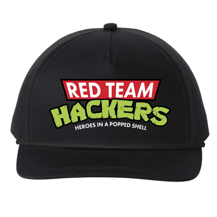 Red Team Hackers Heroes In A Popped Shell Snapback Five-Panel Rope Hat