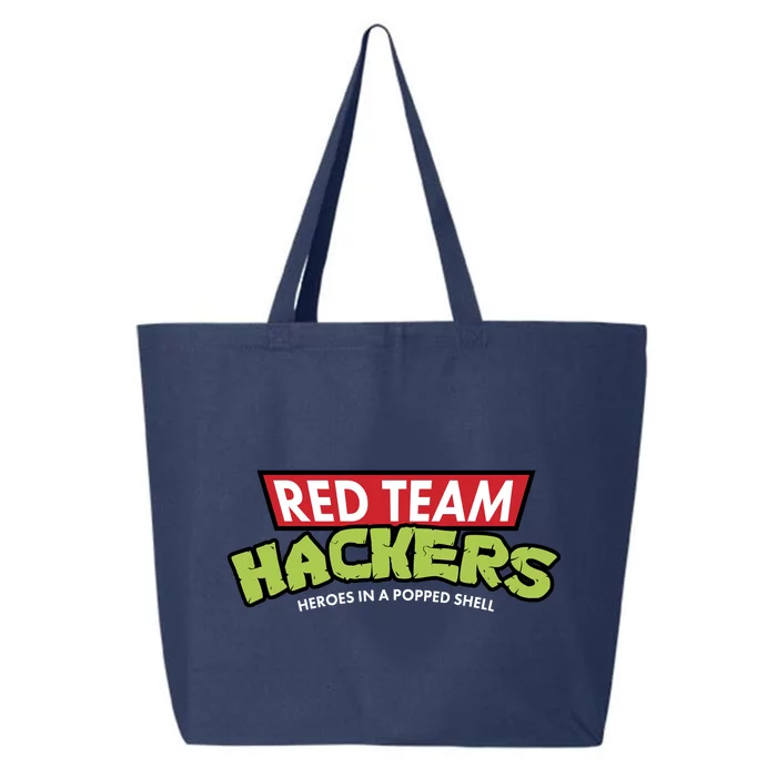 Red Team Hackers Heroes In A Popped Shell 25L Jumbo Tote