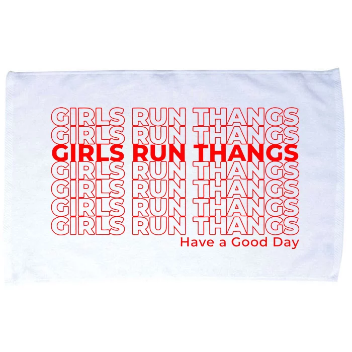 Run Thangs Have A Good Day Microfiber Hand Towel