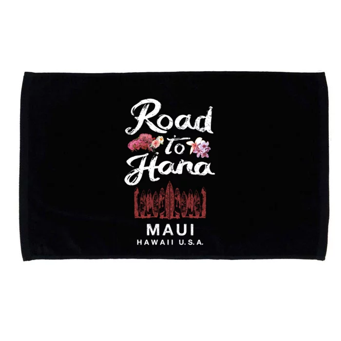 Road To Hana Maui Hawaiian Gift Microfiber Hand Towel