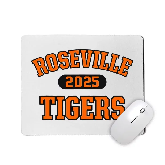 Roseville Tigers High School Arch 2025 Mousepad