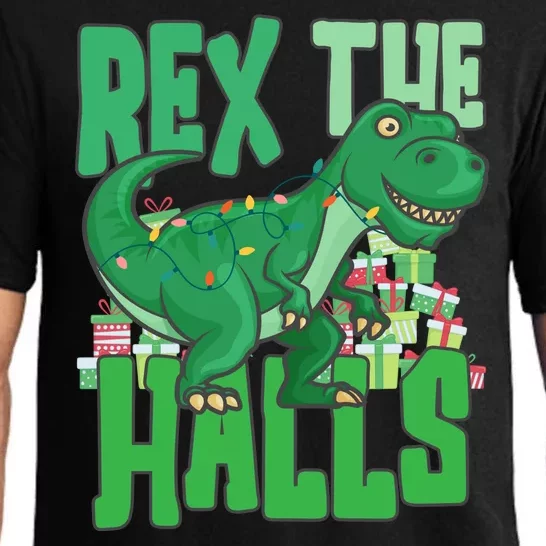 Rex The Halls Dinosaur Christmas Pajama Set