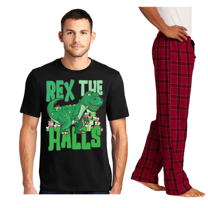 Rex The Halls Dinosaur Christmas Pajama Set