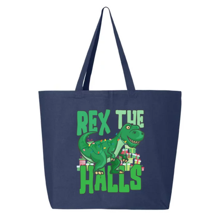 Rex The Halls Dinosaur Christmas 25L Jumbo Tote