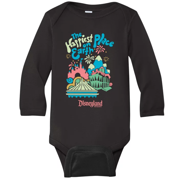 Resort The Happiest Place On Earth Family Trip Matching Baby Long Sleeve Bodysuit