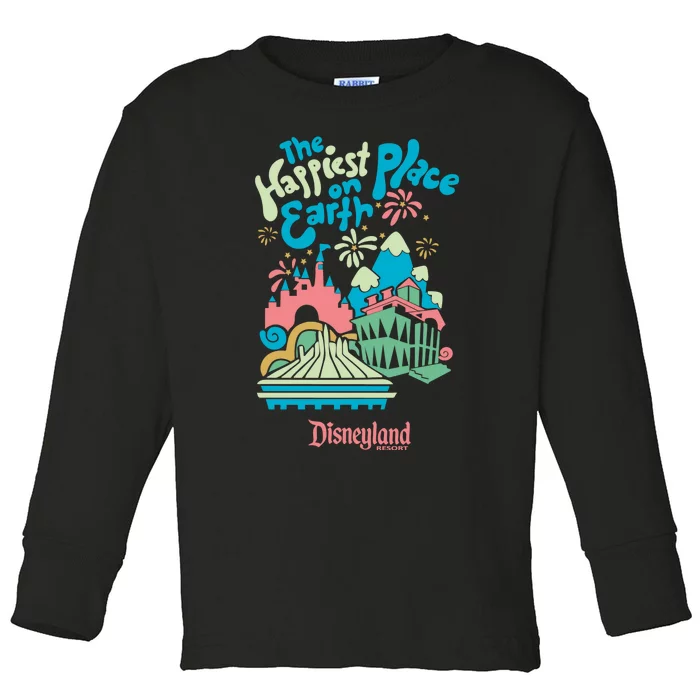 Resort The Happiest Place On Earth Family Trip Matching Toddler Long Sleeve Shirt