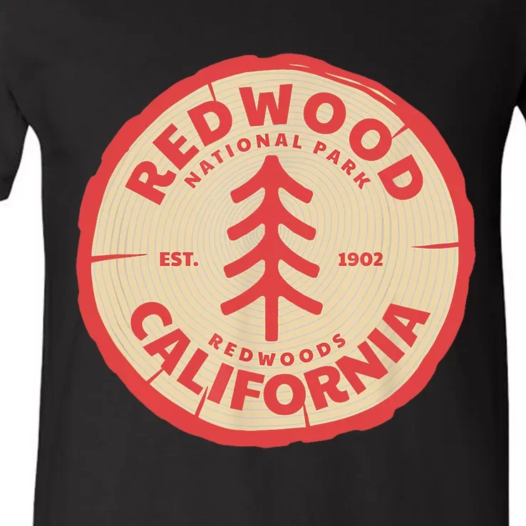 Redwood Trees In The National Forest TShirt V-Neck T-Shirt