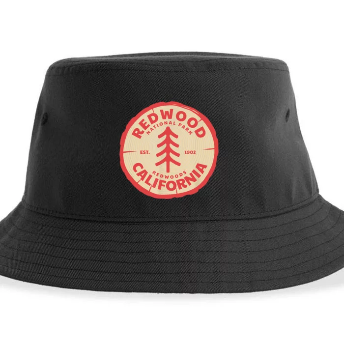 Redwood Trees In The National Forest TShirt Sustainable Bucket Hat