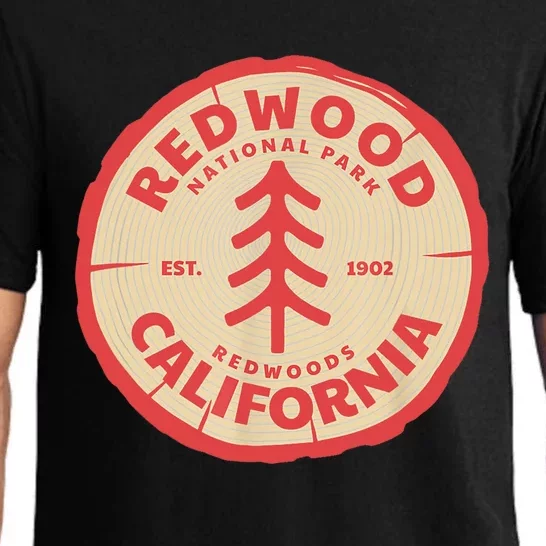 Redwood Trees In The National Forest TShirt Pajama Set