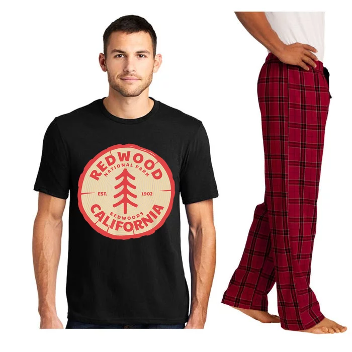 Redwood Trees In The National Forest TShirt Pajama Set