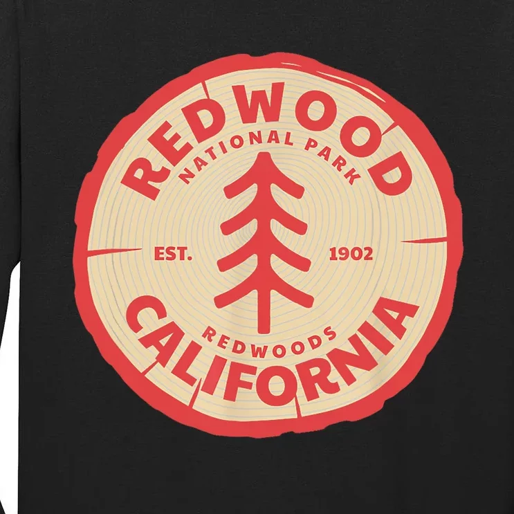 Redwood Trees In The National Forest TShirt Tall Long Sleeve T-Shirt