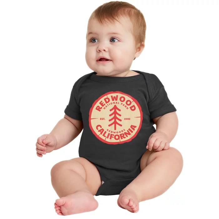 Redwood Trees In The National Forest TShirt Baby Bodysuit