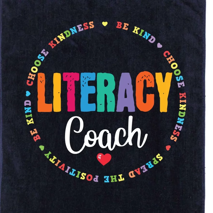 Reading Teacher Interventionist Specialist Literacy Coach Platinum Collection Golf Towel