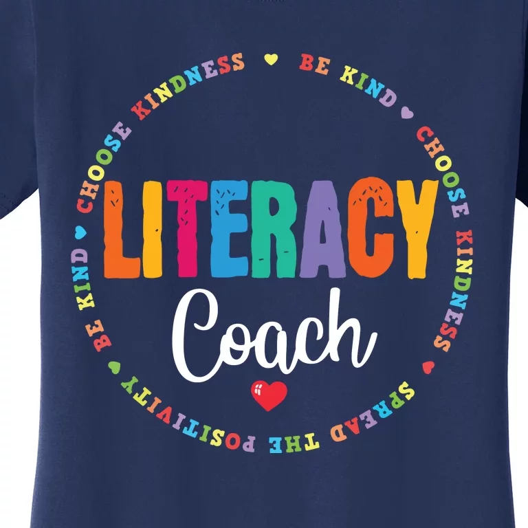 Reading Teacher Interventionist Specialist Literacy Coach Women's T-Shirt