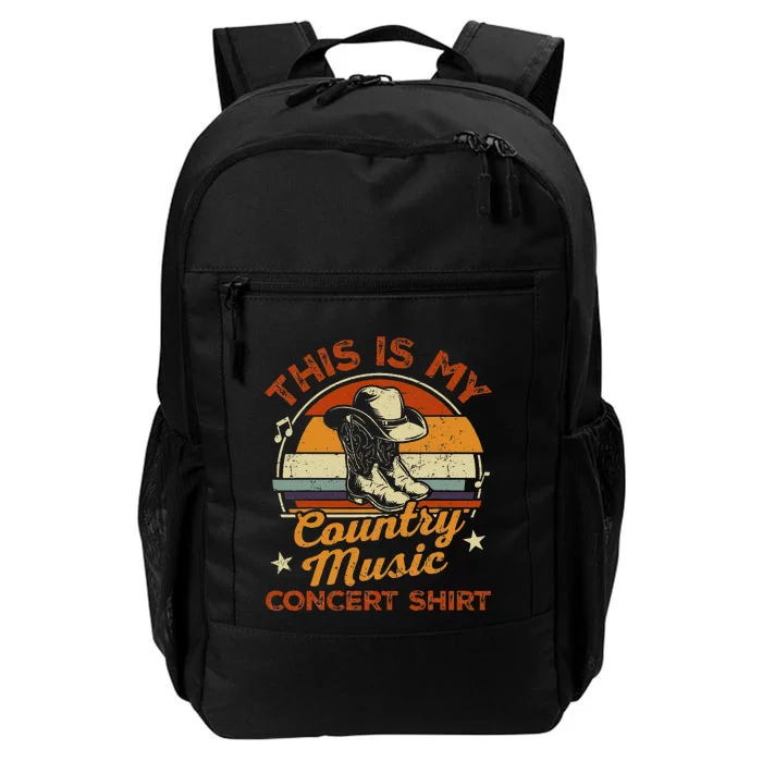 Retro This Is My Concert Country Music Lover Daily Commute Backpack