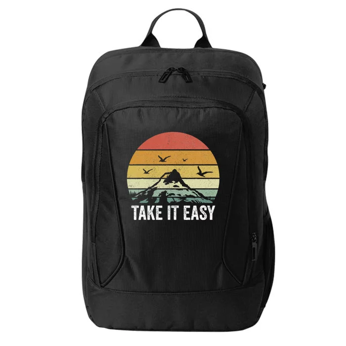 Retro Take It Easy Vintage Outdoors Camping City Backpack