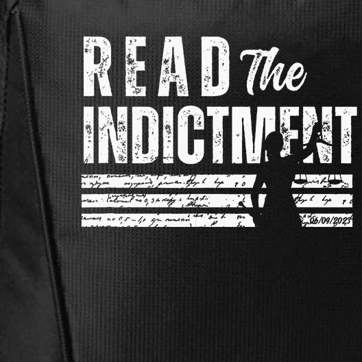 Read The Indictment Donald Trump Indictment AntiTrump City Backpack