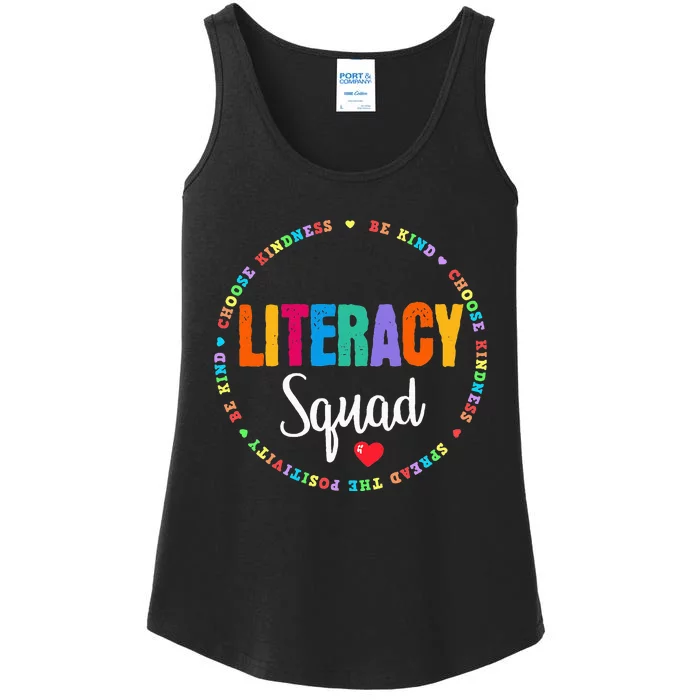 Reading Teacher Interventionist Specialist Literacy Coach Ladies Essential Tank