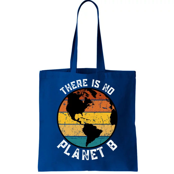 Retro There Is NO Planet B Save Earth Tote Bag