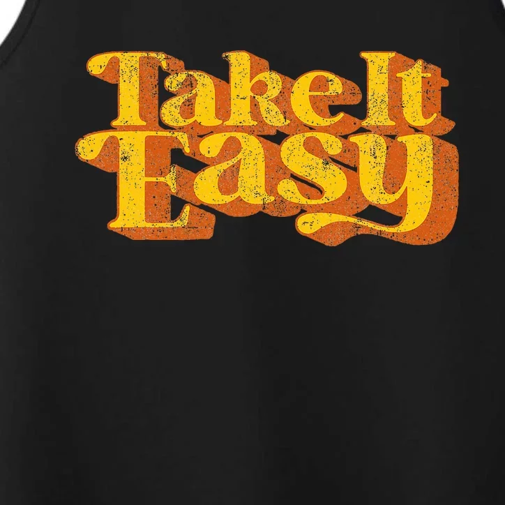 Retro Take It Easy 60s 70s Disco Party Performance Tank