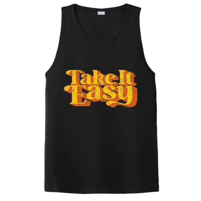 Retro Take It Easy 60s 70s Disco Party Performance Tank