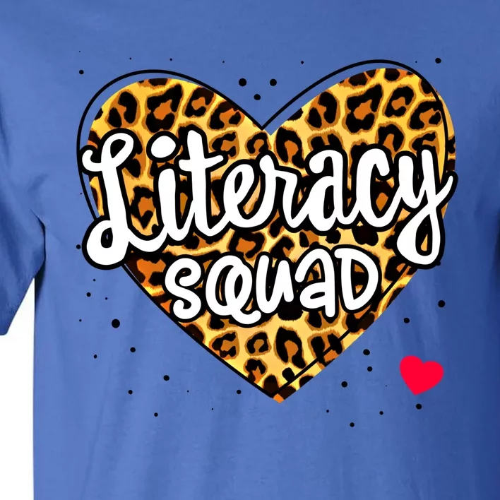 Reading Teacher Interventionist Specialist Literacy Squad Gift Tall T-Shirt