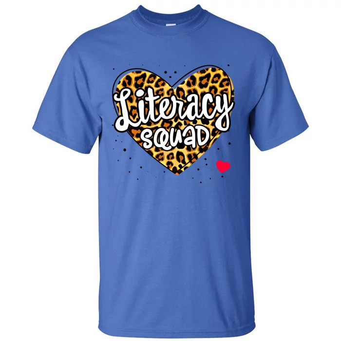 Reading Teacher Interventionist Specialist Literacy Squad Gift Tall T-Shirt