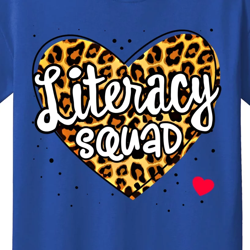 Reading Teacher Interventionist Specialist Literacy Squad Gift Kids T-Shirt