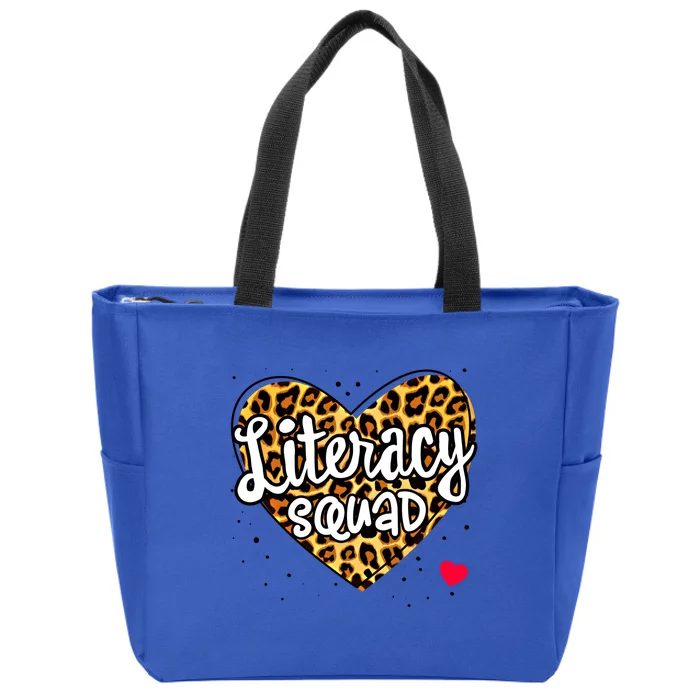 Reading Teacher Interventionist Specialist Literacy Squad Gift Zip Tote Bag