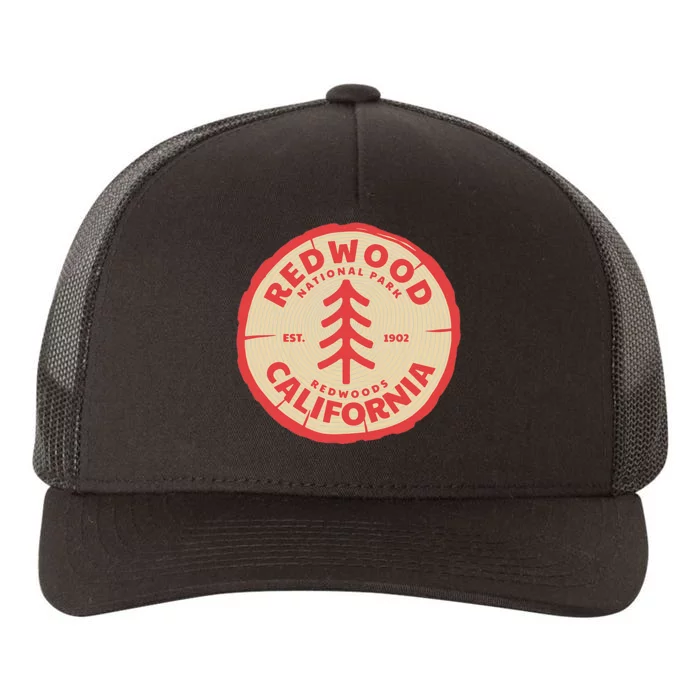 Redwood Trees In The National Forest Yupoong Adult 5-Panel Trucker Hat