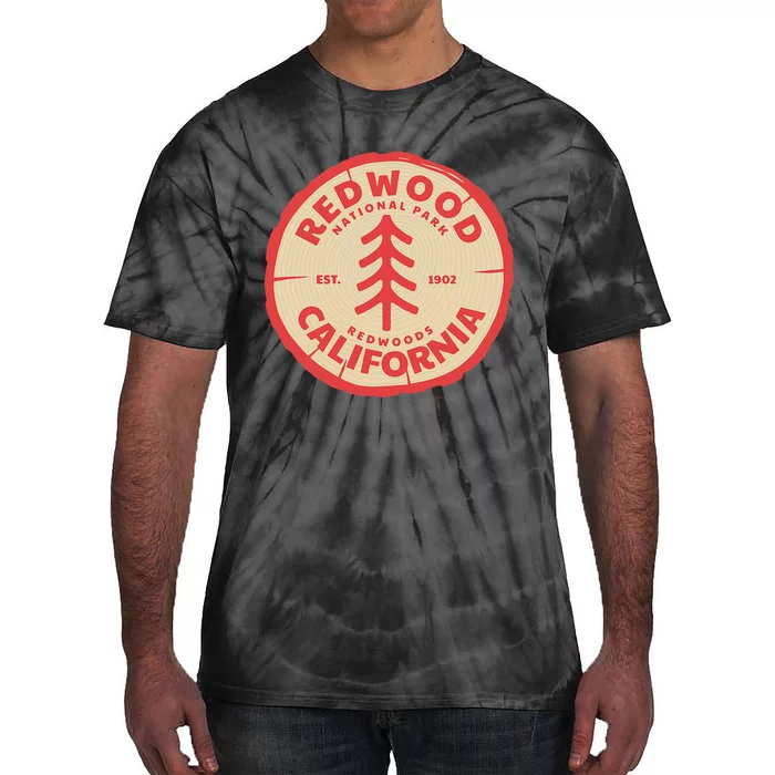 Redwood Trees In The National Forest Tie-Dye T-Shirt