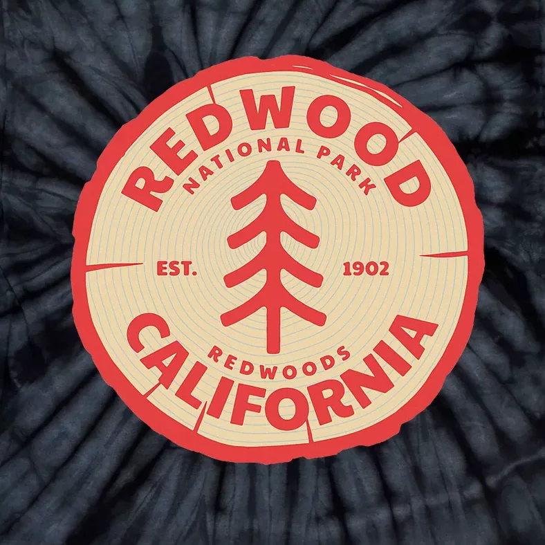 Redwood Trees In The National Forest Tie-Dye T-Shirt