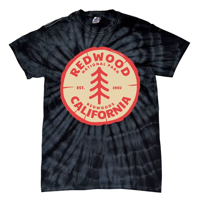 Redwood Trees In The National Forest Tie-Dye T-Shirt