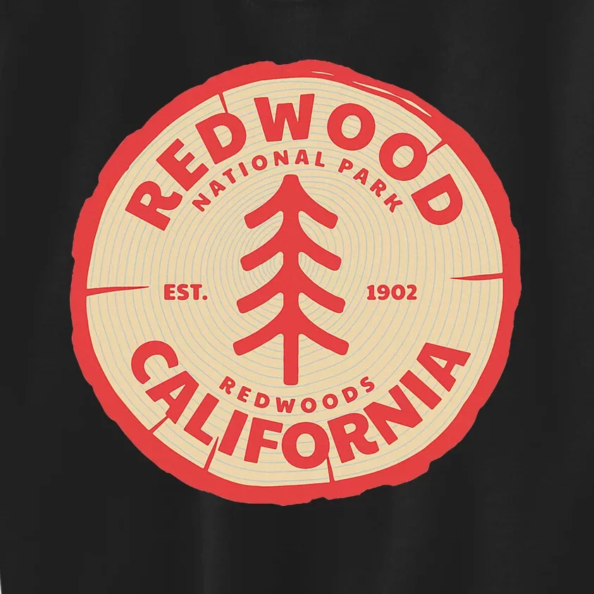 Redwood Trees In The National Forest Kids Sweatshirt