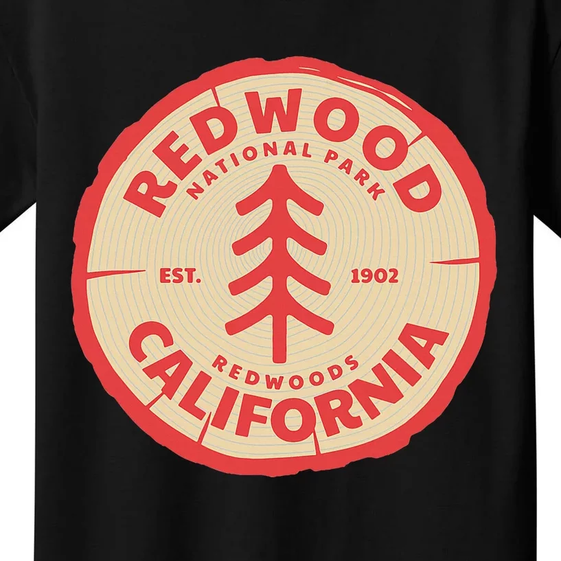 Redwood Trees In The National Forest Kids T-Shirt