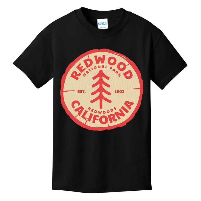 Redwood Trees In The National Forest Kids T-Shirt