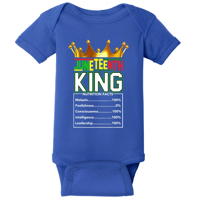 Real Thing Junenth Black History Kings June 19th Gift Baby Bodysuit