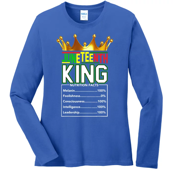 Real Thing Junenth Black History Kings June 19th Gift Ladies Long Sleeve Shirt